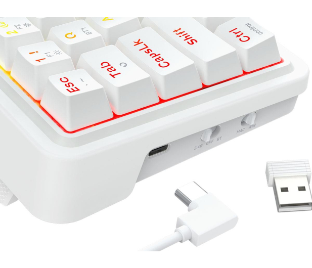 REDRAGON Draconic V2 K730W-RGB-PRO White - 1358043 - zdjęcie 9
